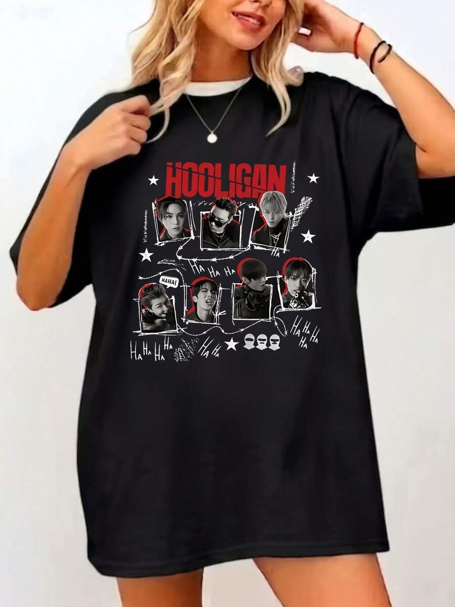 Women T-Shirts - Black - View 1