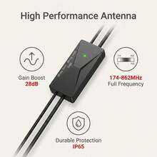Digital HD TV Antenna Indoor, 4K 1080P Long Range, High-Quality Signal For Home Entertainment - Xem 4