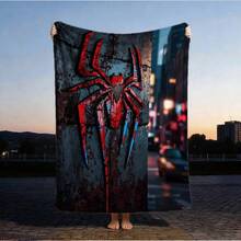 1pc Superhero Movie Print Blanket,Retro Cartoon Style Throw Blanket,Cartoon Character Printed Blanket,All-Season Universal Nap Blanket,Character Home Decor Blanket,Modern Fashion Gift Suitable For Home Bedroom Bed Sofa Office Lunch Break Cover Picnic Blanket - Nhiều màu - Xem 2