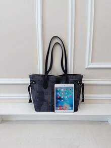 Large Capacity Handbag For Women, New Arrival Minimalist Commuting Shoulder Tote Bag - Multicolor - View 3