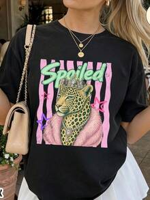 Women T-Shirts - Black - View 5