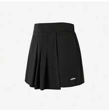 Adidas Celana Rok Olahraga Lari Luar Ruangan Bernapas untuk Wanita di Musim Panas - Hitam - View 3
