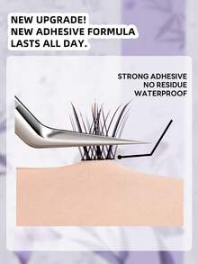No Glue Needed – 64PCS Self-Adhesive Foxy Eye Cluster Lashes, CC Curl Elongated Style, Lightweight & Reusable, Creates A Seductive Eye Look. - View 5