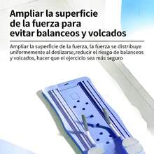Máquina de entrenamiento multifuncional para el hogar, equipo de ejercicio completo para entrenar abdomen, brazos, piernas y glúteos, ideal para hacer planchas, flexiones y ejercicios de resistencia en casa, incluye accesorios para rutinas variadas, apta para principiantes y usuarios avanzados - Rosa - Ver 6
