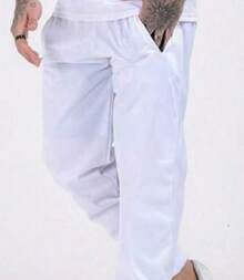 Kit Of 3 Men's Jogger Pants For Gyms With Reflective Logo (Black, White, Gray) - kit 2 hitam+putih - View 2