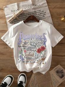 Short-Sleeved T-Shirt Made Of 100% Cotton And Polyester For Bingo Night At Home, Durable And Lightweight, Perfect For Living Room Gatherings, Fun Design On Soft Fabric, Ideal Gift For Game Lovers, Comfortable Fit For All Occasions. - 白色 - 查看 7