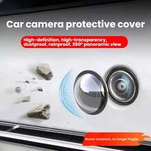 Universal Car 360° Panoramic Camera Protective Cover, Rearview Camera Lens Protector, Dust-Proof And Scratch-Resistant High-Definition Car Accessories - Dust-Proof, Scratch-Resistant, And Impact-Resistant High-Definition And Clear Car Exterior Protective Accessories - Car Camera Protective Cover - View 3