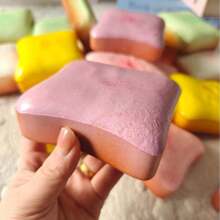 1pc Super Soft Butter Toast Squishy Stress Relief Squeeze Toy - Perfect Gift For Birthday, Holiday, Christmas, Halloween - Multicolor - View 8