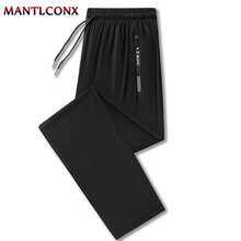 Pantalones informales de verano para hombre y mujer, Pantalón deportivo de secado rápido, color negro, 3XL - Negro 003 - Ver 4
