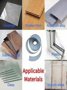 1 Roll Self-Adhesive Waterproof Mold-Proof Caulk Tape, High Viscosity Oil-Resistant PVC Sealing Strip, Moisture-Proof Seam Sticker For Kitchen Bathroom Toilet Bathtub Sink Tile Corner Edge Line - Multicolor - View 10