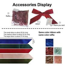 1/5/10PCs High-End Packaging Bag Gift Bag Thickened Frosted Tote Bag To Send Ribbon Thank You Elevator Raffia ZSMSTW, With Handle, Reusable Plastic Gift Bag, Suitable For Wedding, Birthday Party Return Gift, Bulk Gift Bag, With Cards And Ribbons - A - View 4