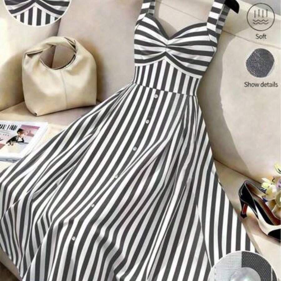 Women Midi Dresses - Negro01 - View 1