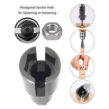 5 PCS Power Wing Nut Driver Set With 1/4 Inch Hex Shank Slot Wing Nuts Drill Bit Socket Wrenches Tools Set For Panel - Multicolor - View 3