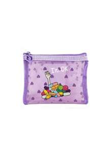 Petite pochette médicale portable en maille, imprimée avec un motif de design médical, peut être utilisée comme trousse de premiers soins, sac de rangement pour médicaments à l'extérieur et à la maison, sac organisateur de voyage, sac de maquillage, sac de rangement pour soins de la peau, sac de rangement pour huile à lèvres, également comme cadeau pour la fête des mères, cadeau d'anniversaire, sac de rangement pour la salle de bain, sac de toilette pour dortoir étudiant, ou cadeau pour l'épouse, la famille et les amis. - Multicolore - Voir 17