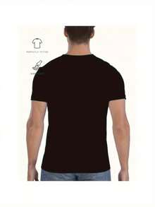 "I Have A Shepherd, And There's No One Better Than Him" Adult T-Shirt, Soft, Breathable And Comfortable Fabric, Short Sleeve, Perfect For Gifting, Sizes S-XXXL. - 黑色 - 查看 3