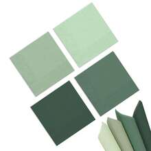 20pcs/40pcs/60pcs/Set Soft Square Jade Green Napkins, 2-Ply, 25cm*25cm Opened, Suitable For: Wedding, Tea Party, Birthday Party Decoration, Party Decoration, Party Supplies, Holiday Decoration, Holiday Supplies - Quantity - View 2