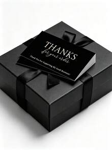 50pcs Thank You Cards, Thanks For Your Order Greeting Cards For Small Business Packaging, Minimalist Elegant Thank You Notes, Customer Appreciation Cards, Package Inserts - Sets - View 7