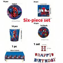 Hasbro Superhero Children's Birthday Party Decorations, Includes Banner, Paper Plates, Napkins, Tablecloth, Utensils And Other Party Decor Items - Multicolor - View 14