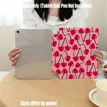 3-Fold High Transparency Acrylic Protective Case With Pen Slot. Cute Fresh Unique 3-Fold High Transparency Acrylic Design. Cute Fresh Unique 3-Fold High Transparency Acrylic Protective Case. Tablet Protective Case Features: 3-Fold Stand Design, Smart Sleep/Wake Function - Multicolor - View 9