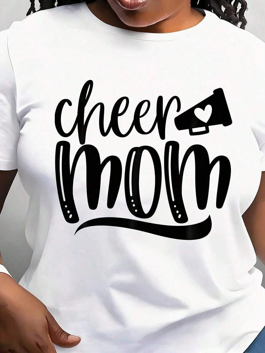 Modern And Minimalist Women's T-Shirt With Black Abstract Pattern, Casual Short-Sleeved T-Shirt For Daily Outdoor Use, Suitable For Any Occasion, Perfect As A Birthday Gift, For Use In All Seasons, Casual For Everyday Wear. - 白色 - 查看 1