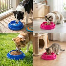 防蚂蚁宠物碗，猫狗通用塑料食盆，带防溅防蚂蚁水盘，易于清洁的防滑喂食碗 - 2公升 - 查看 4