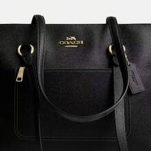 Coach Women's Station Tote Bag - 黑色 - 查看 3