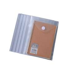 10 chiếc phong bì nhựa trong suốt A5, 7*10 inch, bìa hồ sơ chống nước có thể tái sử dụng với nút bấm, túi lưu trữ văn phòng phẩm cho đồ dùng học tập và văn phòng - Nhiều kiểu dáng - Xem 7