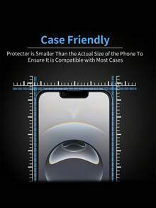 2pcs - Matte Ceramic Screen Protector, Compatible With IPhone 18 Pro Max/17 Pro Max/17 Air/16 Pro Max/16 Plus/16E/15 Pro Max/14 Pro Max/13 Pro Max/13 Mini/12/11. Reduces Glare, Easy Installation, Soft Film Material, Scratch-Resistant, Bubble-Free, High Definition Clarity, Anti-Fingerprint. Suitable For Tech Enthusiasts, Students And Phone Accessory Users, Compatible With Phone Cases. - Clear - View 7