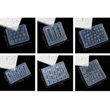Khuôn silicon 3D tạo hình móng tay mới - Khuôn khắc và dập nổi (Hoa/Trái tim) | Dụng cụ tạo hình móng tay 3D nổi có thể tái sử dụng - Thích hợp cho tiệm nail và sử dụng tại nhà. - Nhiều màu - Xem 5
