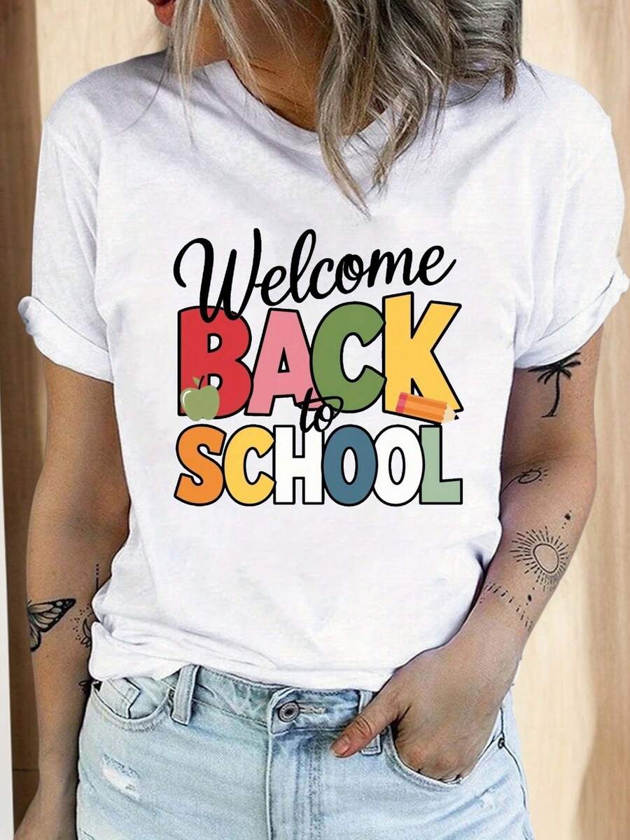 Bienvenidas de nuevo a la sección de camisetas cómodas para damas. - Blanco - Ver 1
