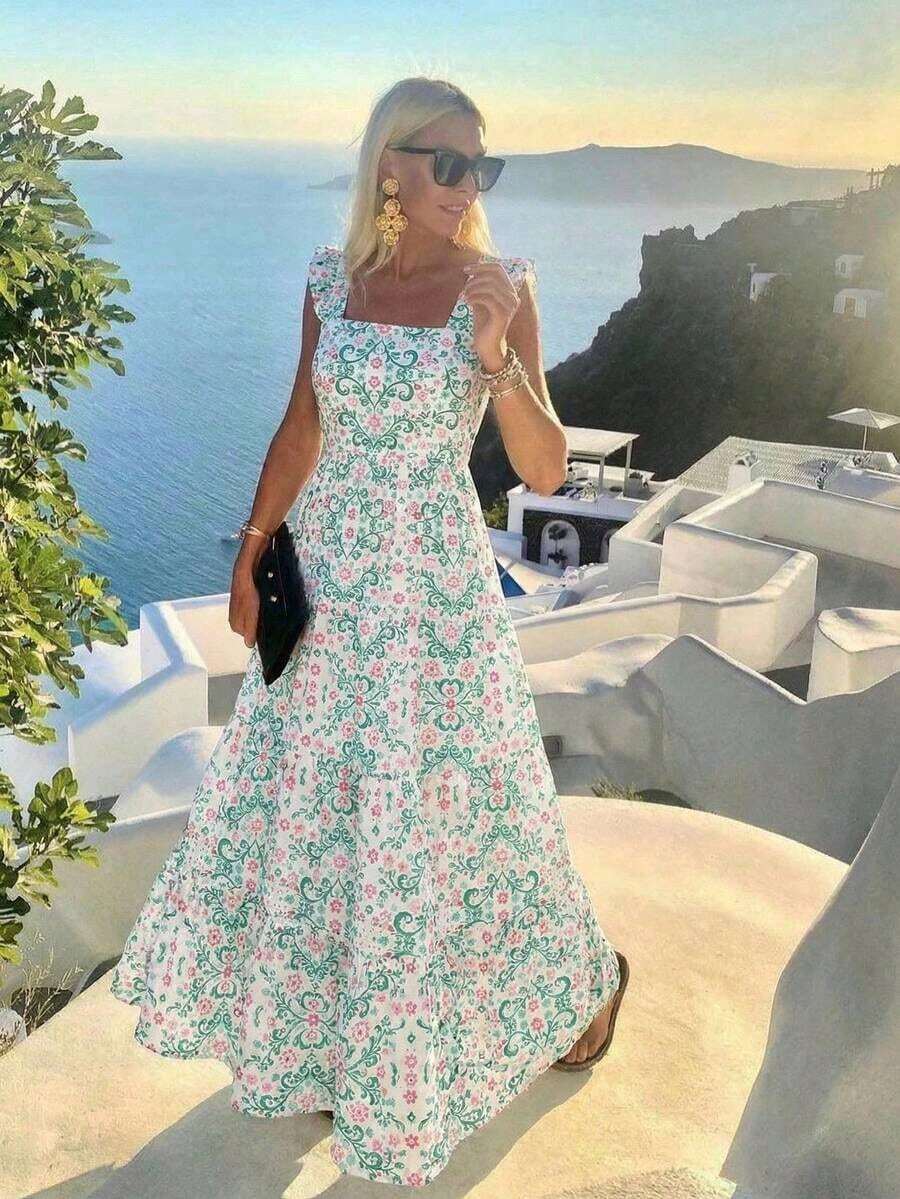 Women Midi Dresses - Multicolor - View 1