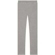 Men's Fear Of God Essentials SS22 Fleece-Lined Relaxed Sweatpants - Dark Oatmeal (Beige Tone) With Logo - 黑燕麥片 - 查看 4
