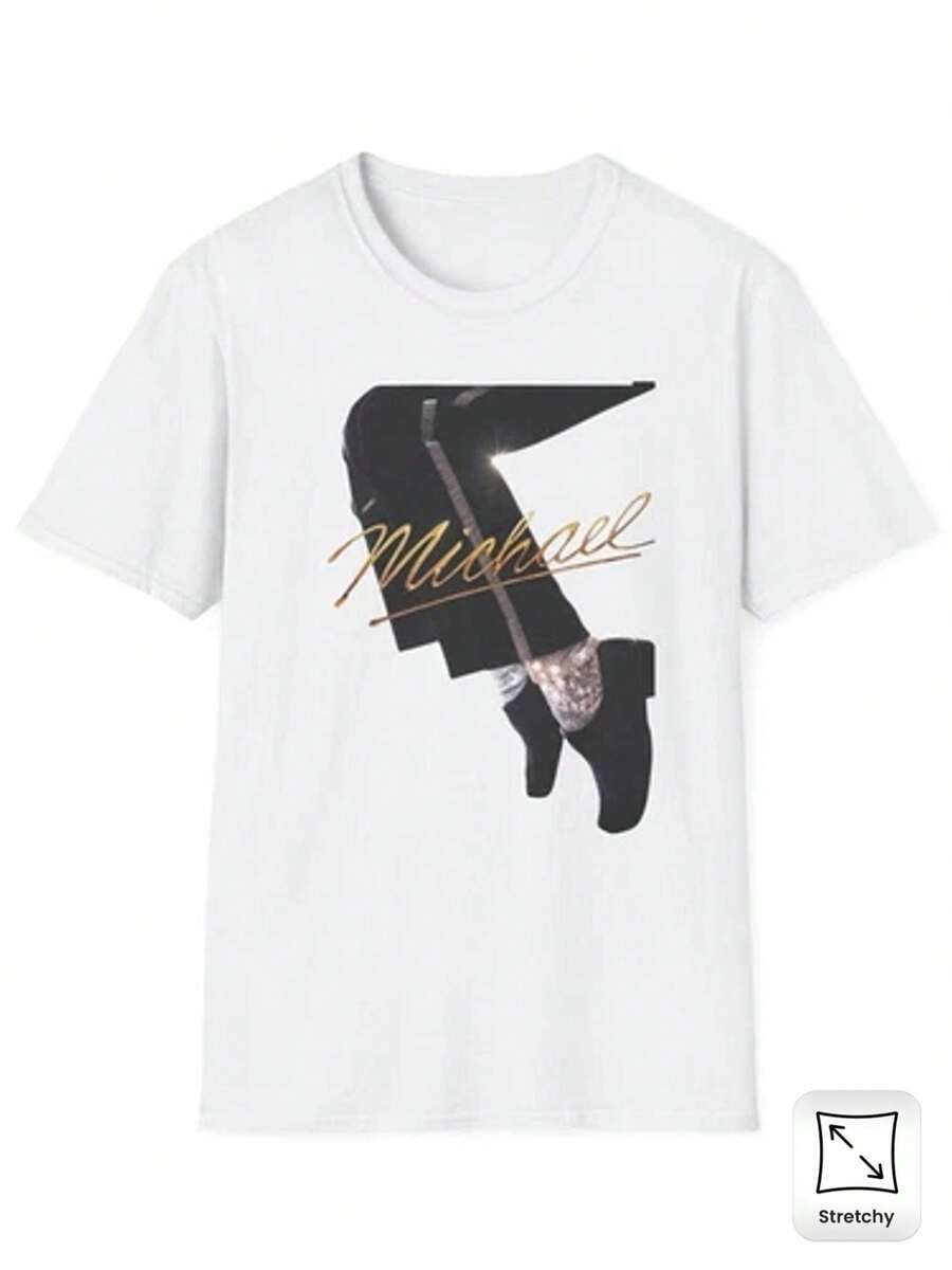 Biopic (2026) T-Shirt | Music Legend-Inspired T-Shirt, Casual Crew Neck, Slightly Stretchy Fabric, Classic Fit, Soft And Comfortable, Suitable For Sports And Leisure, Unisex, Collector's T-Shirt. Loose And Comfortable. - White - View 1