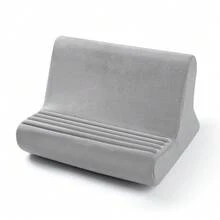 1pc Adjustable Tablet Stand With Soft Velvet Tray, Detachable & Washable Cover Bag, And Ergonomic Cradle Handle, Suitable For IPad/Smartphone, 40°-70° Viewing Angle, Non-Slip Design, Great Gift Choice - Grey - View 10