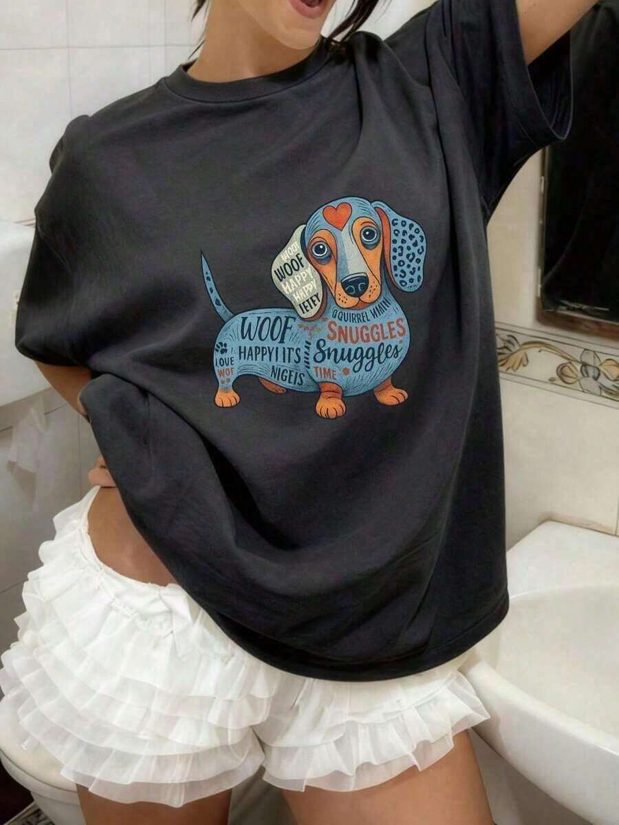 Women T-Shirts - Black - View 1