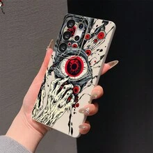 1 pièce Étui de téléphone à couverture intégrale avec finition mate, style sombre avec motif œil de démon et geste. Housse de protection pour téléphone compatible avec iPhone 7/8/SE 2/8P/X/XR/XS/11/11Pro/11ProMax/12/12Pro/12ProMax/12Mini/13/13Pro/13ProMax/13Mini/14/14Pro/14ProMax/14Plus/15/15Pro/15ProMax/15Plus/16/16Pro/16ProMax - Multicolore - Voir 6