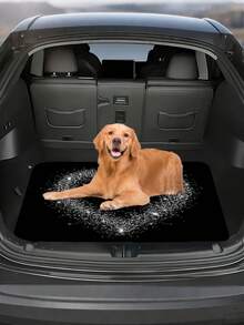 Decorative Printed Car Trunk Mat (2D Flat) - A Must-Have For Travel. Compatible With Various Car Models, It's An Indispensable Decorative Accessory For Your Vehicle. Featuring A Creative Heart-Shaped Print. - A - View 8