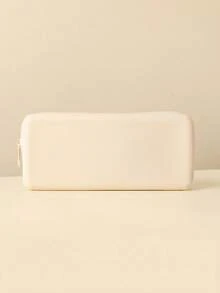 Bộ cọ trang điểm cầm tay 6 món kèm túi đựng bằng silicon, kích thước chỉ bằng một chiếc điện thoại thông minh. - Màu vàng - Xem 9
