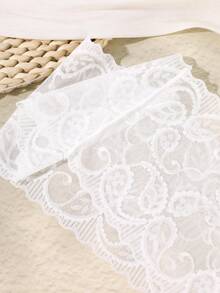 1pc Fashion Lace Cassia Flower Elastic Headband, Women Hair Accessories - Multicolor - View 5