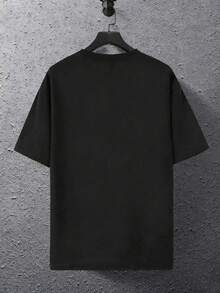 New! Women's Short-Sleeved Blouse, Plain Design, Perfect For Lounging At Home Or Casual Wear. Limited Time Offer. Lovely Blouse, Comfortable And With A Regular Length. Machine Washable. 9IGR - 黑色 - 查看 2