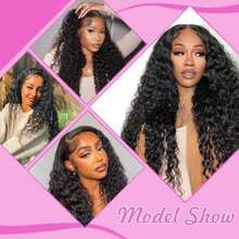 bling hair Tóc móc sợi tự nhiên dành cho nữ, tóc xoăn kiểu Miến Điện, bó tóc móc 50g đã được tách sẵn, kiểu tóc móc sợi Feather Crochet, thích hợp cho tóc ướt và gợn sóng, nút thắt vô hình Miracle Knots, màu đen tự nhiên. - Natural Black - Xem 10