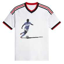 Camiseta de fútbol Jugador de fútbol en pose de acción - Multicolor - Ver 6