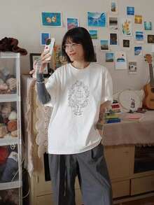 Women T-Shirts - White - View 1