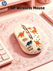 HP Wireless Mouse Cute And Quiet 2.4GHz Reliable Connection S1000 PLUS Portable Mouse For Computer And Laptop USB Plug And Play, Best Gift For Halloween And Christmas - View 6