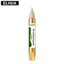 ELHUA 3D Outline Pen In Gold/Silver, Acrylic Paint DIY No-Bake Frame Painting Supplies - 1pc - View 9