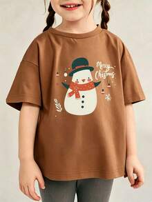Young Girls T-Shirts - Brown - View 6