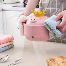 10/20pcs Of Double-Sided Dishwashing Cloths, Ideal For Kitchen Cleaning, Featuring A Non-Shedding Plaid Design, Effective As A Stain Remover Scouring Pad, Assorted Styles Available. - 混色鳳梨格抹布10條 - 查看 3