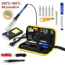 Kit Ferro Solda + Tubete Estanho Com Resina E Sugador Solda 60W-(110V-220V) - 110V - Visão 3