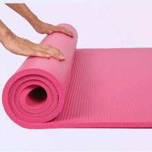 1pc NBR Multicolor Yoga Mat, 0.8cm/0.3in Thick, Soft Yoga Mat With Good Rebound, Comfortable And Soft, Suitable For Sports, Fitness, Gymnastics, Exercise, Pilates, Etc., Also Suitable For Gym, Home Workout, Etc. Gift Idea, Such As Mother's Day Gift, Birthday Gift, Christmas Gift, Etc. Suitable For Gymnastics, Sports, Pilates, Home Workout, Etc. Also Available In Sports Socks, Fitness Socks, Yoga Socks, Pilates Socks. - Multicolor - View 11