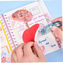 4Pcs Correction Tape 8m Length 8mm Width, White Out Tape With Eraser Function, School Supplies For College & Office, Handwriting Correction Roller (Random Color) - 4 cái - Xem 3